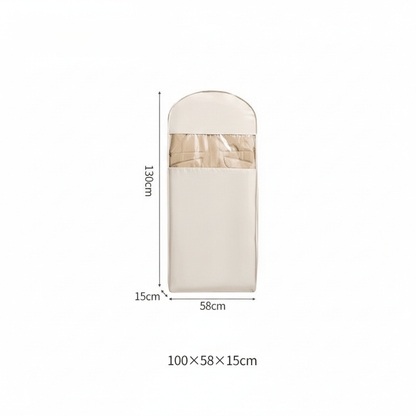 Space Saving Hanging Coat Compression Cover