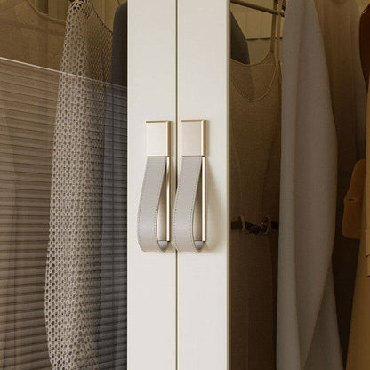 Foldable Storage Wardrobe with 1 Cabinet & 1 Drawer