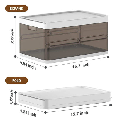 Easy-fold Stackable Plastic Storage Cupboard